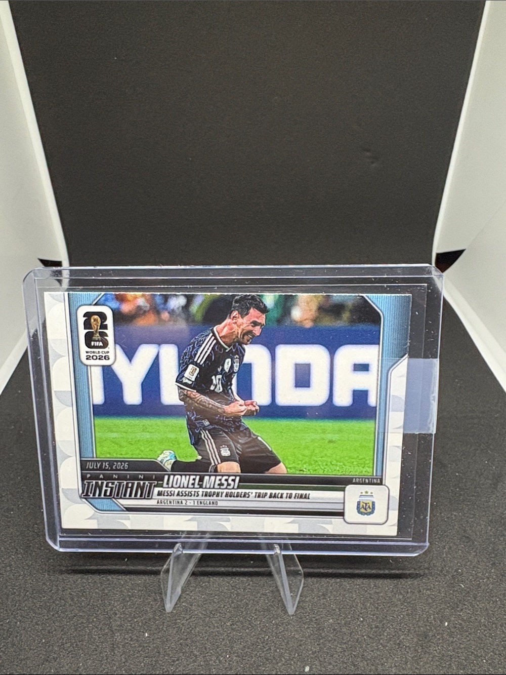 Panini Instant Lionel Messi Back to Final World Cup Soccer Card LE 1/15199
